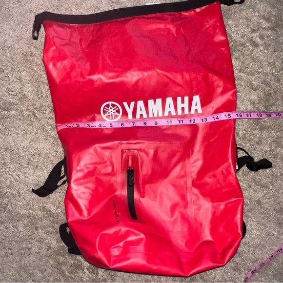 Stormtech Waterproof Red Backpack Hiking Kayaking Outdoors with Yamaha Logo 20L - Picture 2 of 13